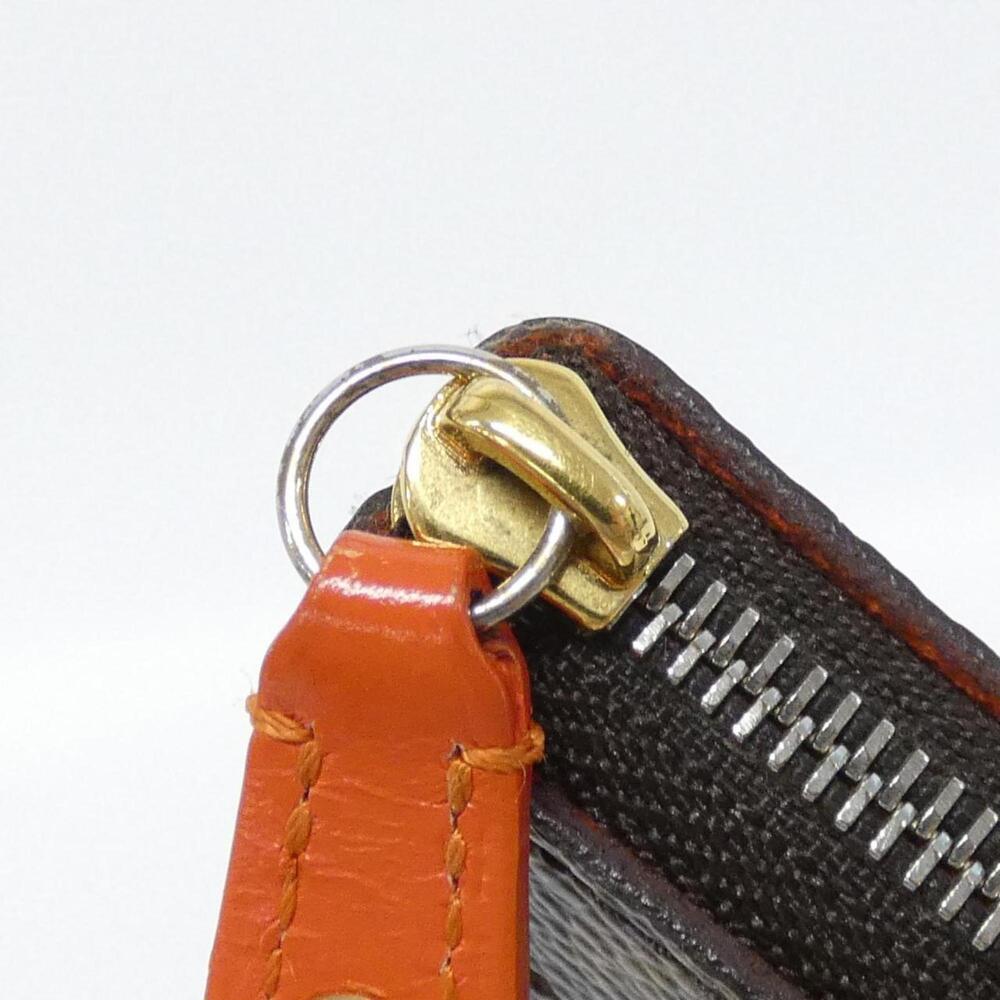LOUIS VUITTON Orange Monogram Pochette Mini Bag - Picture 4 of 6